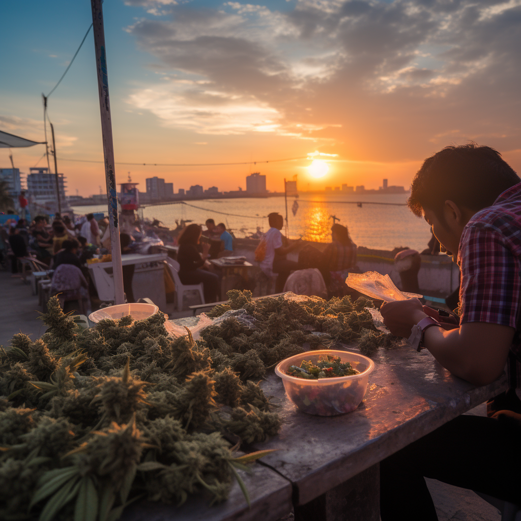 Immerse yourself in the tranquil blend of nature and culture as you explore cannabis by the serene Pattaya shores.