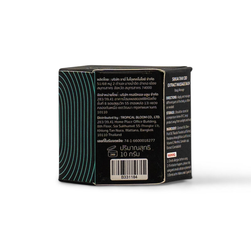 SUKJAI Thai CBD Extract Massage Balm - Image 2