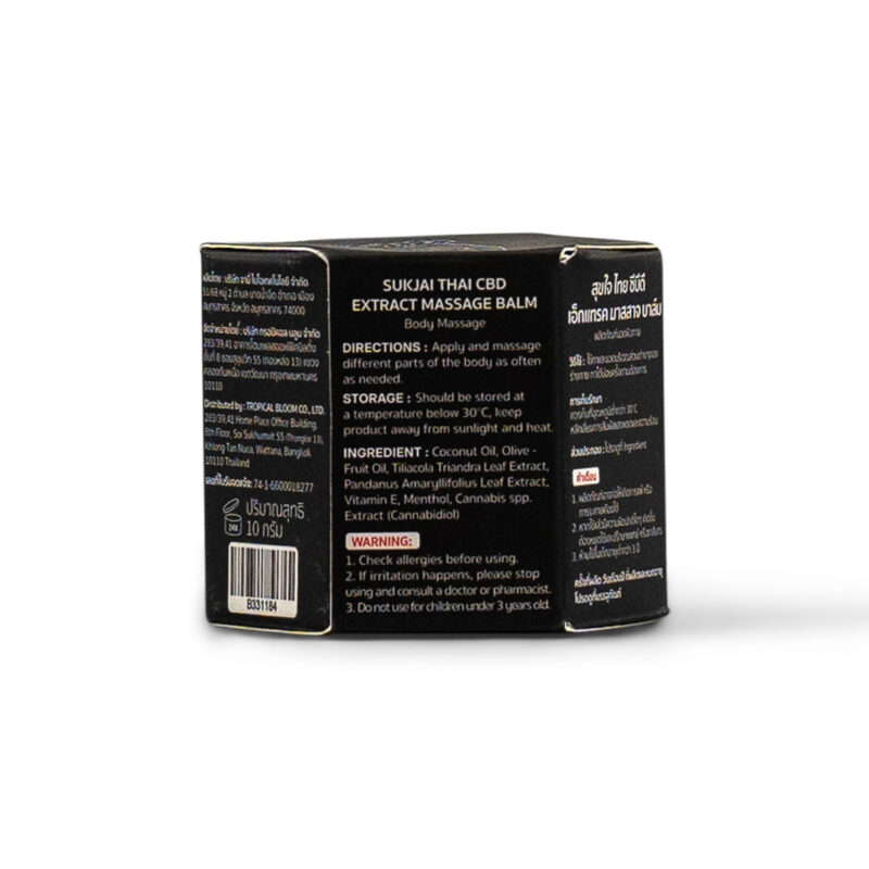 SUKJAI Thai CBD Extract Massage Balm - Image 3