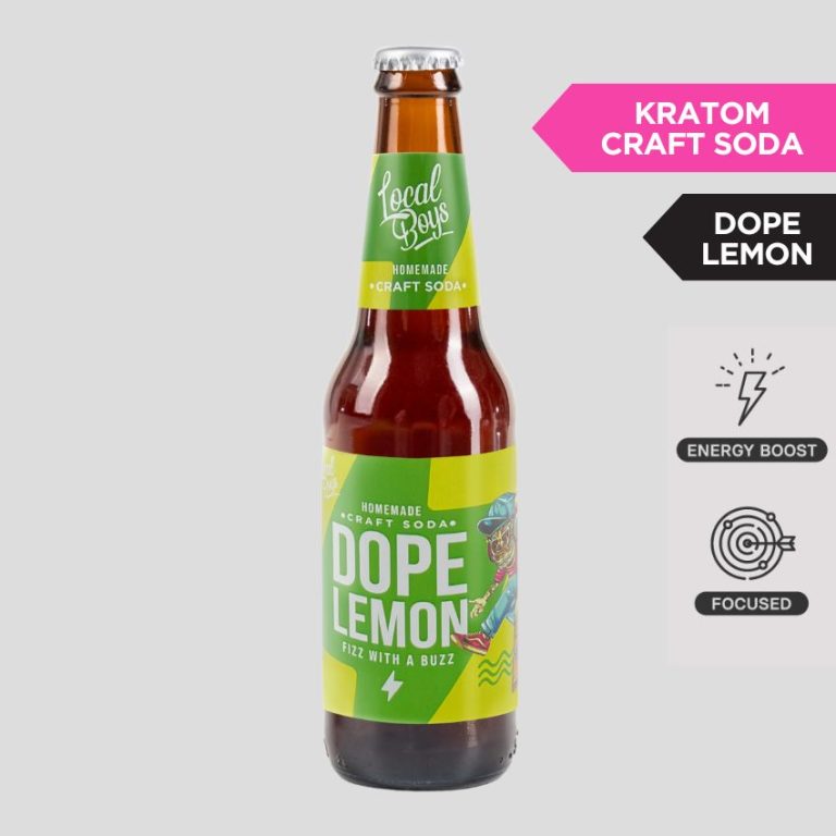 Local Boys – Kratom Craft Soda – Dope Lemon